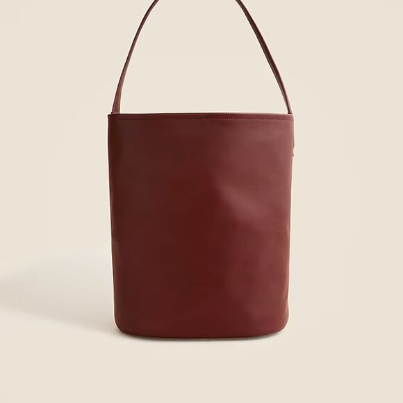 NWOT J Crew Berkeley Bucket Bag in Leather and Suede - Picture 3 of 3